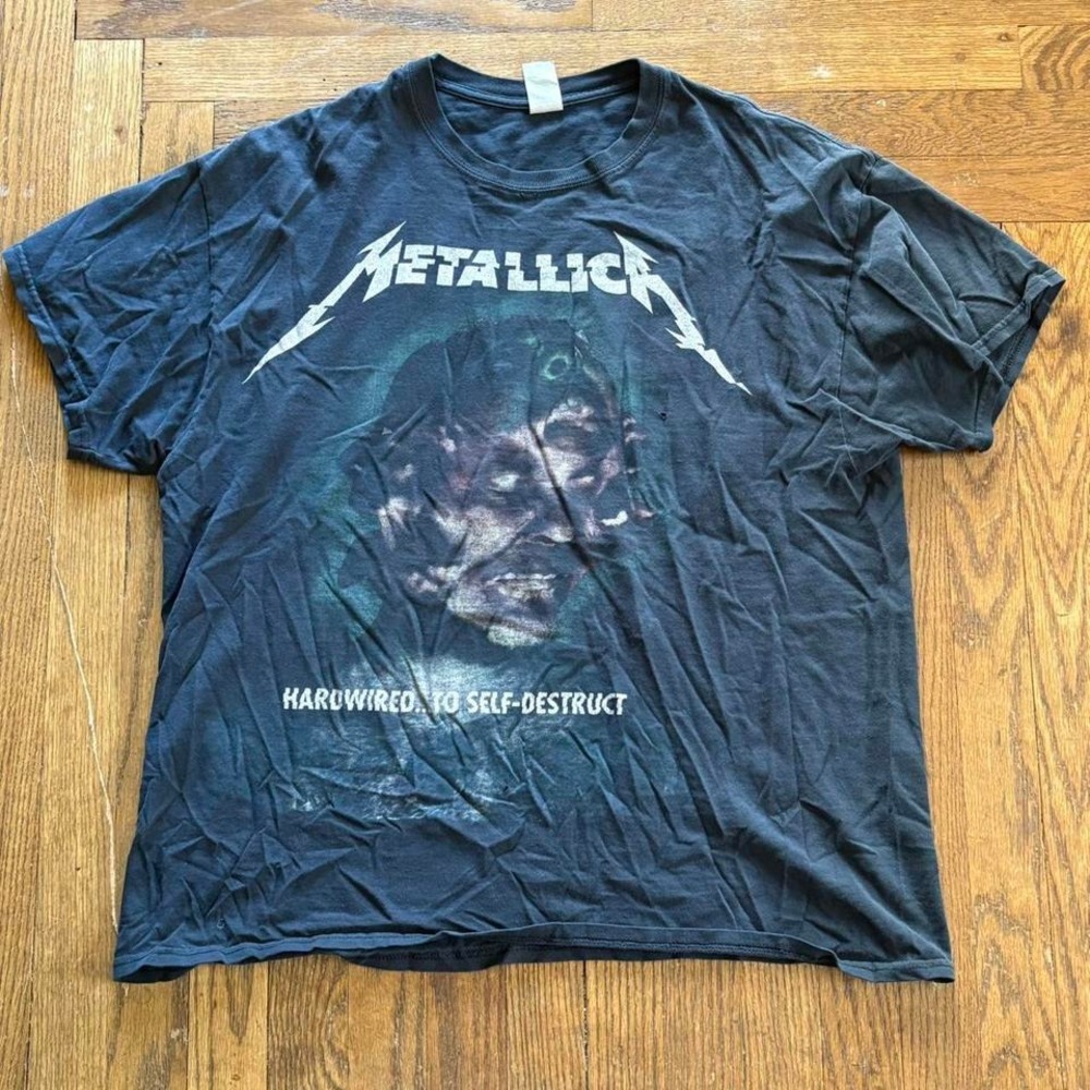 Metallica Hardwired To Self-Destruct Tour T-Shirt Black XL‎ – 2016